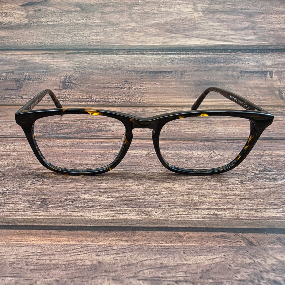 Warby Parker Welty M 200 Whiskey Tortoise Eyeglasses 52-18-145 Square Frames